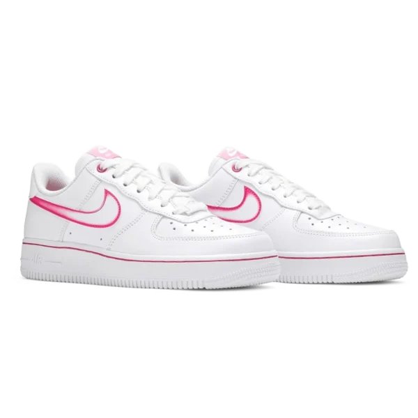 ⁦Nike Air Force 1 Low Airbrush White Pink⁩ – תמונה ⁦2⁩