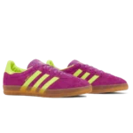 ⁦Adidas Gazelle Indoor Shock Purple Solar Yellow Gum⁩ – תמונה ⁦2⁩