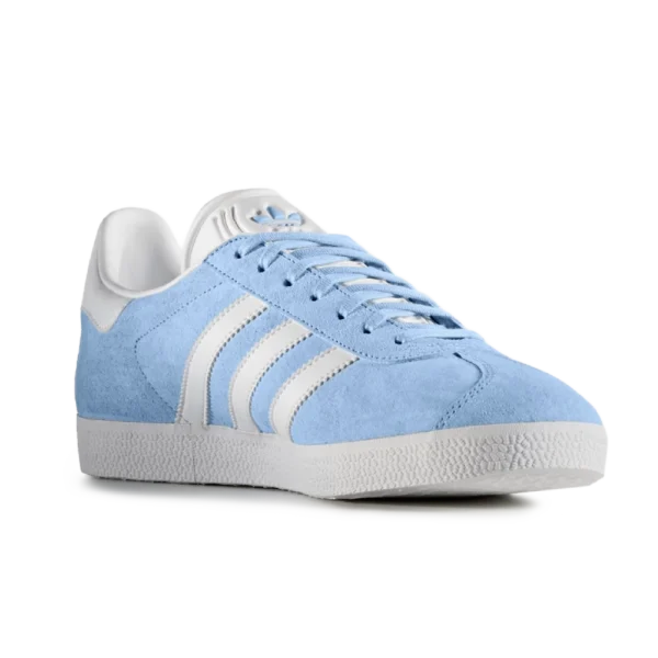 ⁦Adidas Gazelle Clear Sky White Gold Metallic⁩ – תמונה ⁦2⁩