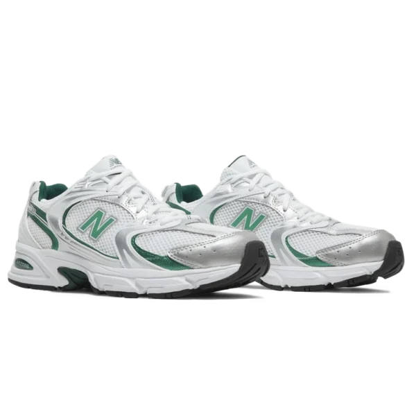 ⁦New Balance 530 White Nightwatch Green⁩ – תמונה ⁦2⁩