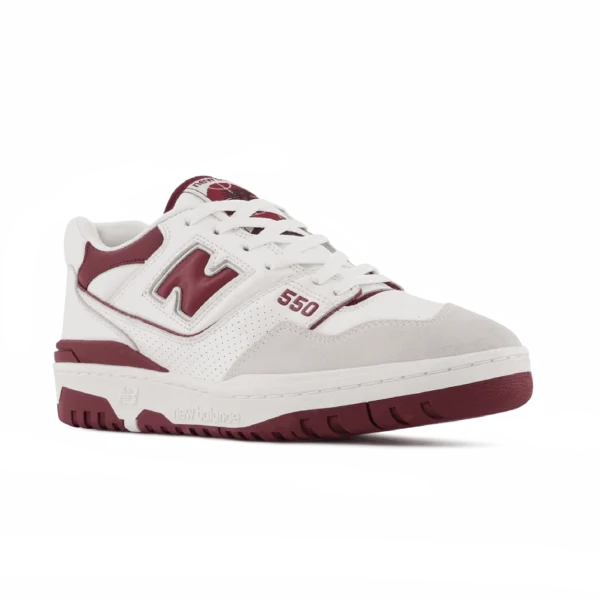 ⁦New Balance 550 Sea Salt Burgundy⁩ – תמונה ⁦2⁩