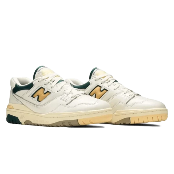 ⁦New Balance 550 x Aimé Leon Dore GreenYellow⁩ – תמונה ⁦2⁩