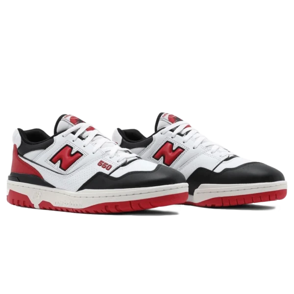 ⁦New Balance 550 White Team Red⁩ – תמונה ⁦2⁩