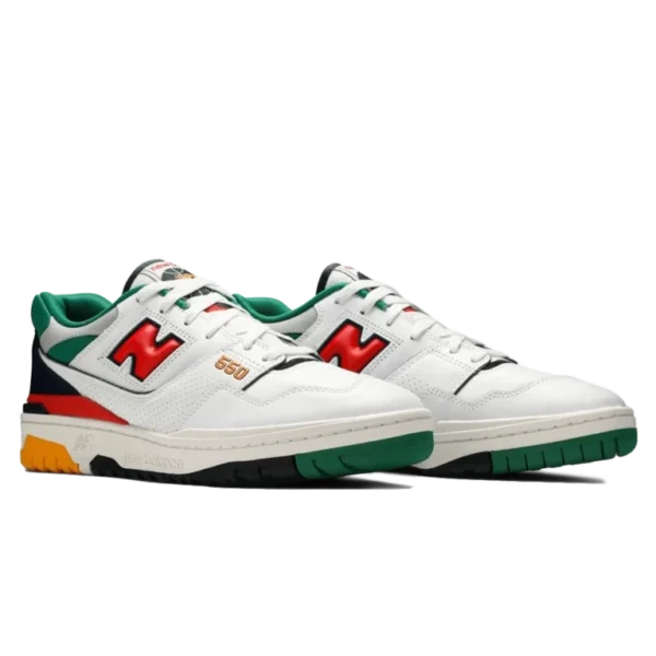 ⁦New Balance 550 White Multi-Color⁩ – תמונה ⁦2⁩