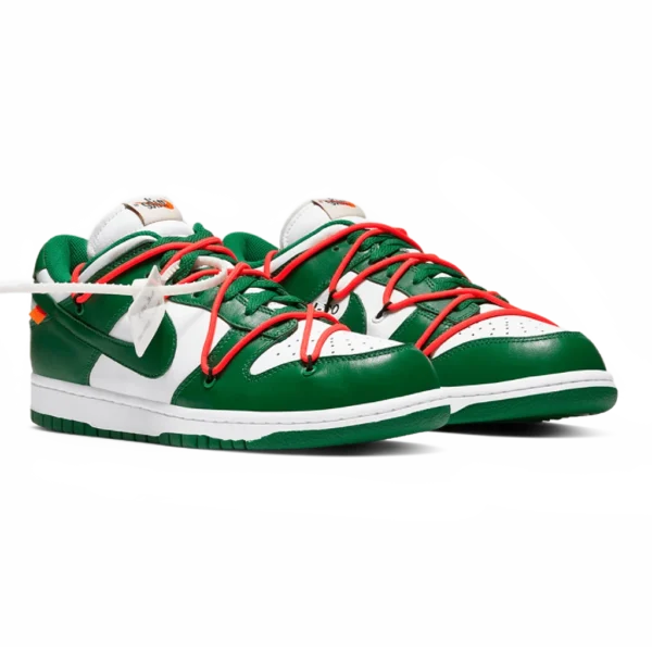 ⁦Nike Dunk Low x Off-White Pine Green⁩ – תמונה ⁦2⁩