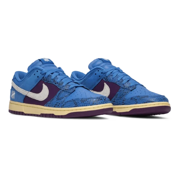 ⁦Nike Dunk Low SP x Undefeated "5 On It"  Signal Blue⁩ – תמונה ⁦2⁩