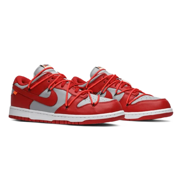⁦Nike Dunk Low x Off-White University Red⁩ – תמונה ⁦2⁩