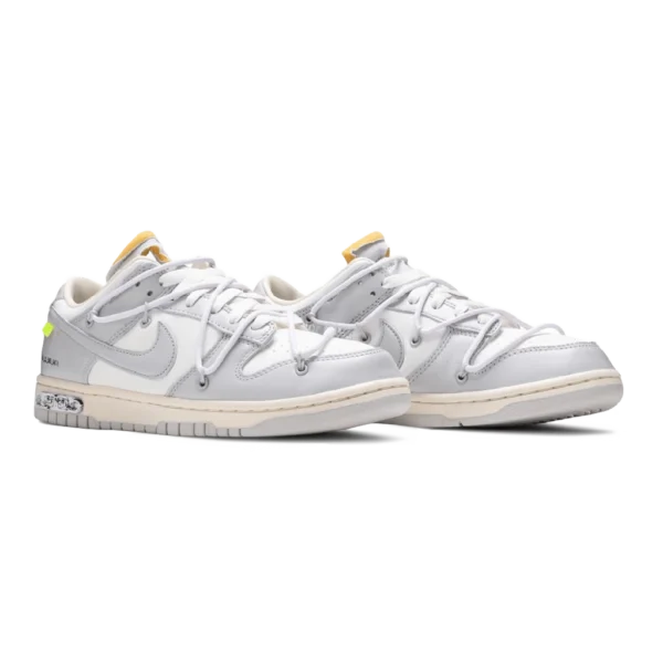 ⁦Nike Dunk Low x Off-White “Lot 49 of 50” Sail Neutral Grey⁩ – תמונה ⁦2⁩
