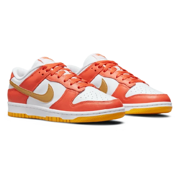 ⁦Nike Dunk Low Orange University Gold⁩ – תמונה ⁦2⁩