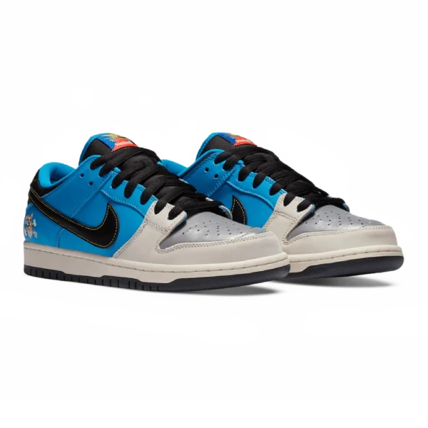 ⁦Nike Dunk Low SB x Instant Skateboards Blue Hero Pale Ivory⁩ – תמונה ⁦2⁩