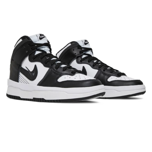 ⁦Nike Dunk High UP White Black⁩ – תמונה ⁦2⁩