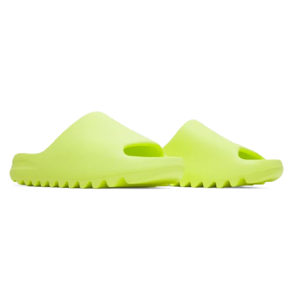 ⁦Adidas Yeezy Slides Glow Green⁩ – תמונה ⁦2⁩
