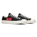 ⁦Converse Chuck Taylor 1970 Low Top x Comme des Garçons PLAY Black⁩ – תמונה ⁦2⁩