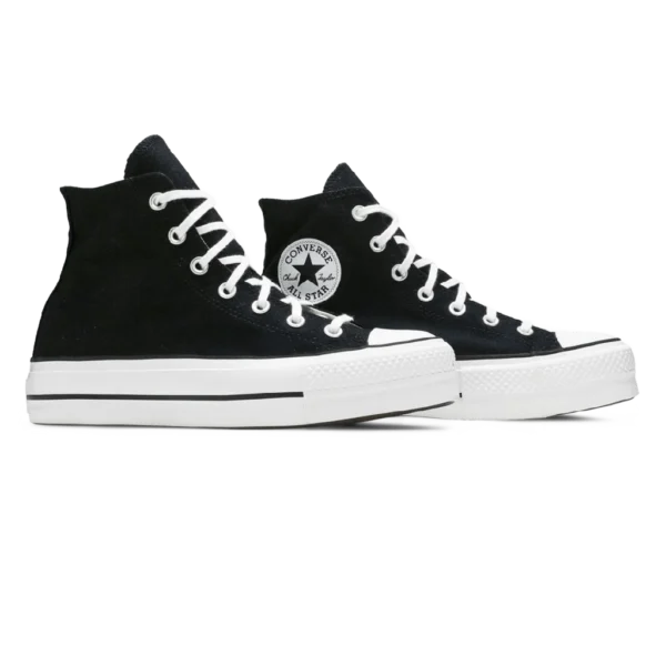 ⁦Converse Chuck Taylor All Star Platform High Black⁩ – תמונה ⁦2⁩