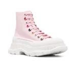 ⁦Alexander McQueen Tread High Top Lace White Pink⁩ – תמונה ⁦2⁩