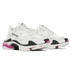 ⁦Balenciaga Triple S Allover Logo White Pink⁩ – תמונה ⁦2⁩