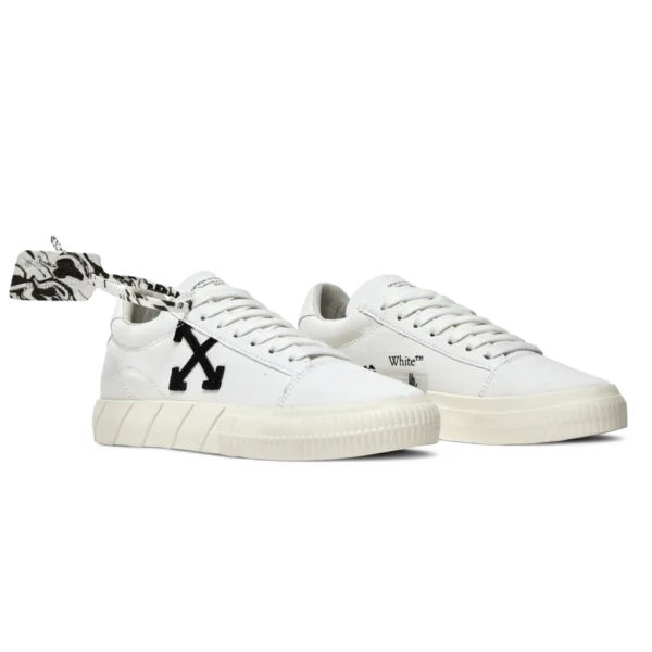 ⁦Off-White Vulc Eco Sneaker White Black⁩ – תמונה ⁦2⁩