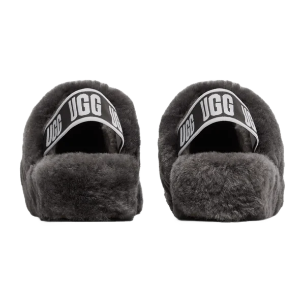 ⁦UGG Fluff Yeah Slide Charcoal⁩ – תמונה ⁦3⁩