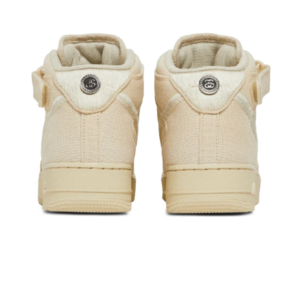 ⁦Nike Air Force 1 Mid x Stüssy “Fossil”⁩ – תמונה ⁦3⁩