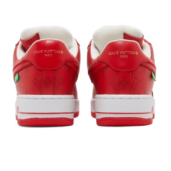 ⁦Nike Air Force 1 Low x Louis Vuitton White Comet Red⁩ – תמונה ⁦3⁩