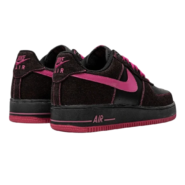 ⁦Nike Air Force 1 Low Black Bright Rose⁩ – תמונה ⁦3⁩