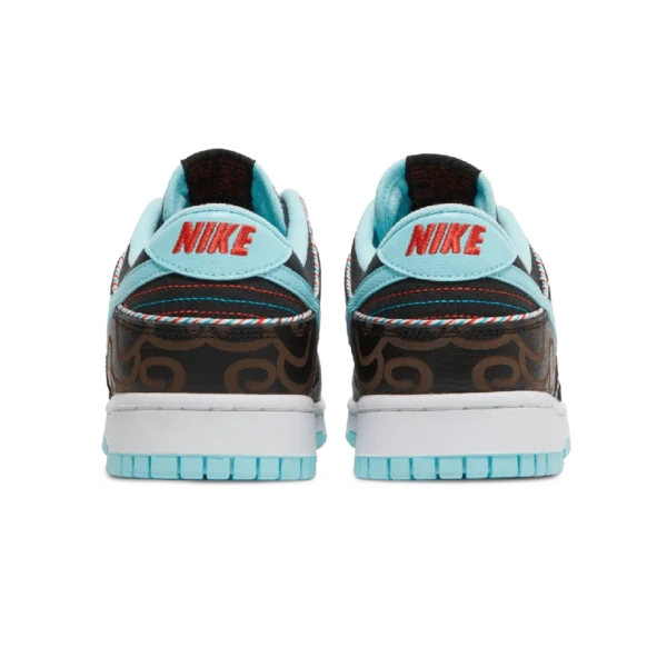 ⁦Nike Dunk Low "Barber Shop" Black⁩ – תמונה ⁦3⁩