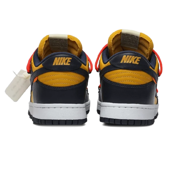 ⁦Nike Dunk Low x Off-White University Gold⁩ – תמונה ⁦3⁩