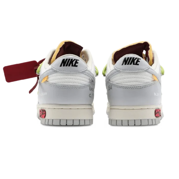⁦Nike Dunk Low x Off-White "Lot 08 of 50" Sail Neutral Grey⁩ – תמונה ⁦3⁩