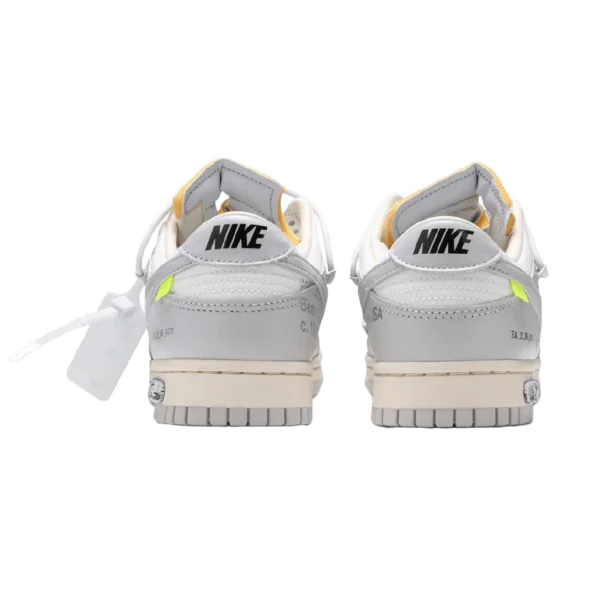 ⁦Nike Dunk Low x Off-White “Lot 49 of 50” Sail Neutral Grey⁩ – תמונה ⁦3⁩
