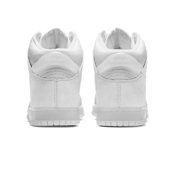 ⁦Nike Dunk High x Slam Jam White Platinum⁩ – תמונה ⁦3⁩