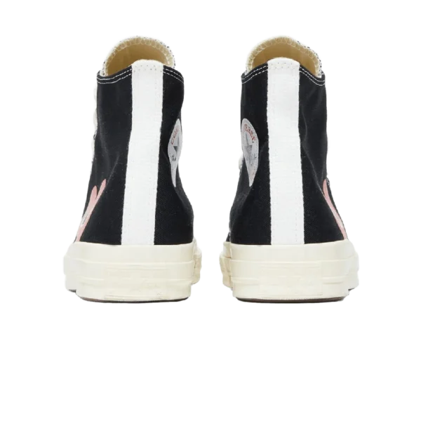 ⁦Converse Chuck Taylor All Star High x Comme des Garçons PLAY Black⁩ – תמונה ⁦3⁩
