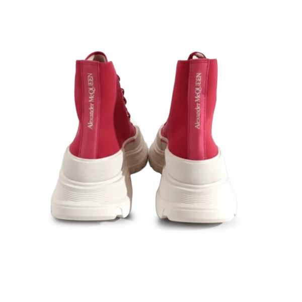 ⁦Alexander McQueen Chunky Sole Sneaker Red White⁩ – תמונה ⁦3⁩