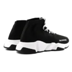 ⁦Balenciaga Speed Lace-Up Black White⁩ – תמונה ⁦3⁩