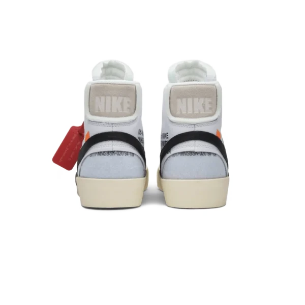⁦Off-White x Blazer Mid White Black-Muslin⁩ – תמונה ⁦3⁩
