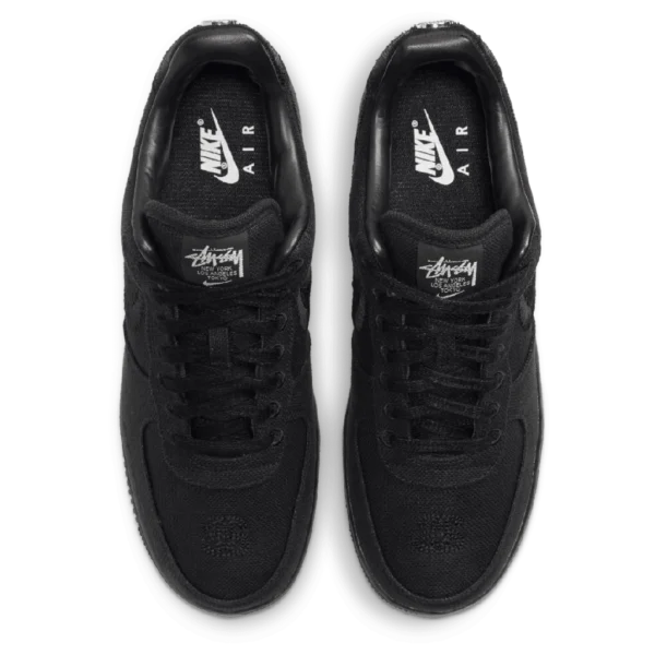 ⁦Nike Air Force 1 x Stüssy "Triple Black"⁩ – תמונה ⁦4⁩