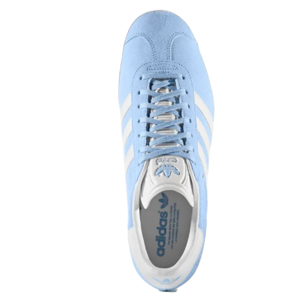 ⁦Adidas Gazelle Clear Sky White Gold Metallic⁩ – תמונה ⁦4⁩