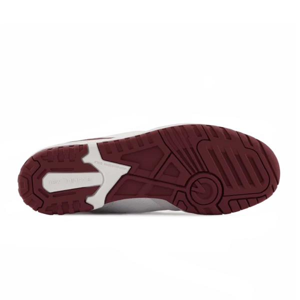 ⁦New Balance 550 Sea Salt Burgundy⁩ – תמונה ⁦4⁩