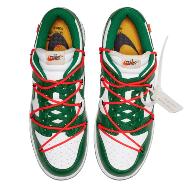 ⁦Nike Dunk Low x Off-White Pine Green⁩ – תמונה ⁦4⁩