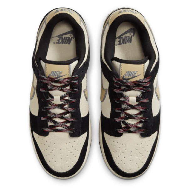 ⁦WMNS Dunk Low LX Black Team Gold⁩ – תמונה ⁦4⁩