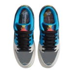 ⁦Nike Dunk Low SB x Instant Skateboards Blue Hero Pale Ivory⁩ – תמונה ⁦4⁩