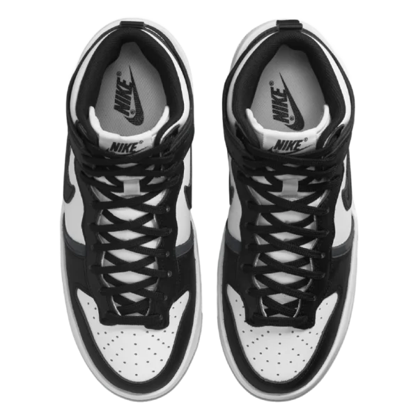 ⁦Nike Dunk High UP White Black⁩ – תמונה ⁦4⁩