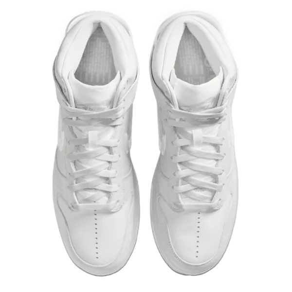 ⁦Nike Dunk High x Slam Jam White Platinum⁩ – תמונה ⁦4⁩