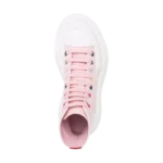 ⁦Alexander McQueen Tread High Top Lace White Pink⁩ – תמונה ⁦4⁩