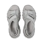 ⁦Balenciaga Track Clear Sole Strapped Sandals Grey⁩ – תמונה ⁦4⁩