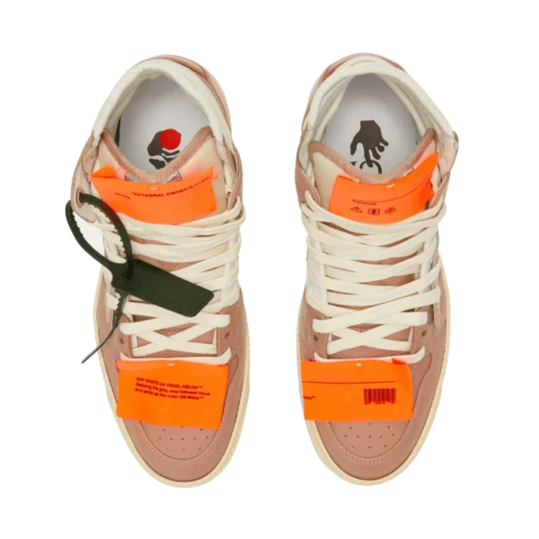 ⁦Off-White Off-Court 3.0 High Pink Beige⁩ – תמונה ⁦4⁩