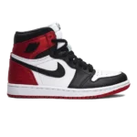 Air Jordan 1 Retro High Satin Black Toe