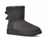 ⁦UGG Mini Bailey Bow II Boot Grey⁩ – תמונה ⁦2⁩