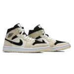 ⁦Air Jordan 1 Mid Barely Orange Black White⁩ – תמונה ⁦2⁩