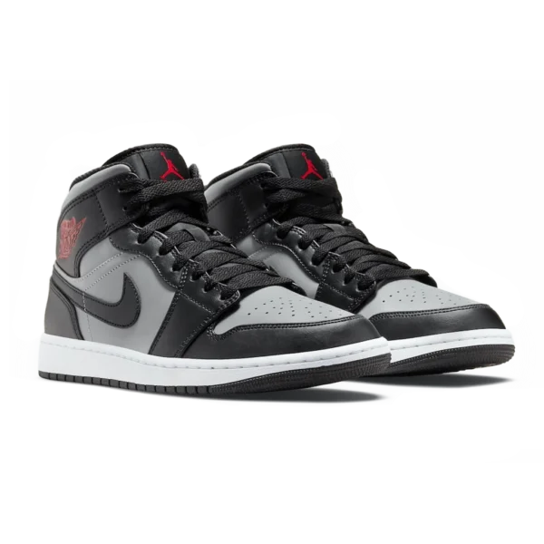 ⁦Air Jordan 1 Mid Shadow Black Grey⁩ – תמונה ⁦2⁩