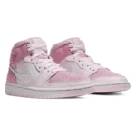 ⁦Air Jordan 1 Mid Digital Pink White⁩ – תמונה ⁦2⁩
